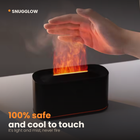 SnugGlow Flame Diffuser, Aroma Humidifier & Night Light