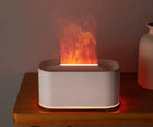 SnugGlow flame diffuser in Crisp White finish