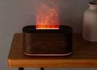 SnugGlow flame diffuser in Dark Wood Grain finish